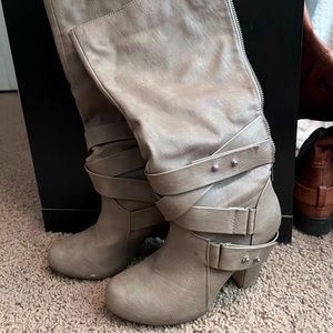 Mid calf boots
